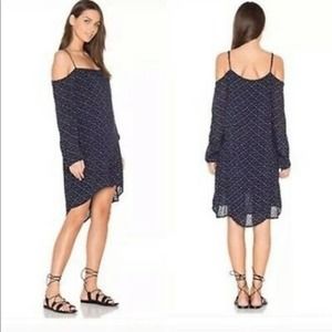 Anthro Cloth & Stone Cold Shoulder Shift Dress M